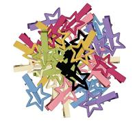 Fermagli per capelli a forma di stella, confezione da 50, in metallo, antiscivolo, 3 cm, per capelli, stile elegante e robusto, per donne e ragazze, feste quotidiane, festival, concerti, bal