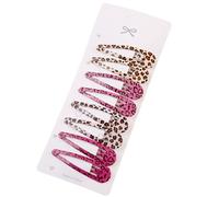Fermagli per capelli a forma di stella, in metallo, con leopardo e clip per capelli, Y2K, accessorio per capelli per donne e ragazze, 64 pezzi, colore A