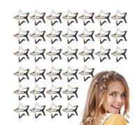 Fermagli per capelli a scatto, Fermagli per capelli per ragazze - Mollette per capelli piccole da 100 pezzi Fermagli per capelli in metallo per frangia | Accessorio per acconciatura alla moda per cape