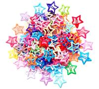 Fermagli per capelli a stella, 50 mollette colorate a forma di stella Y2k, fermagli per capelli antiscivolo per ragazze, bambini e donne