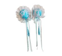 Fermagli per capelli cinesi - 2 x movimenti della testa ' in pizzo - stile cinese Cheongsam abito per capelli clip clip in pizzo per cosplay