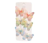 Fermagli per capelli colorati a forma di farfalla, 6 pezzi, accessori per capelli alla moda