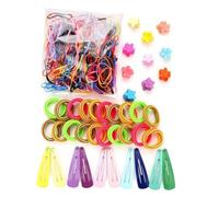 Fermagli per capelli colorati Fermaglio per capelli Set Multicolori Elastico Scrunchies Forcine per capelli per ragazza