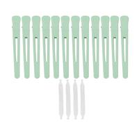 Fermagli per capelli con becco d'anatra Clip per styling antiscivolo in plastica Clip di fissaggio per capelli senza traccia per salone di casa Materiale ABS Confezione 12 4,44