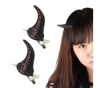 Fermagli per capelli con corna del diavolo, forcine per capelli con corna del diavolo | fermagli per capelli in | Cosplay gotico Devil Horn Barrette | forcine per capelli per viaggi, maschera