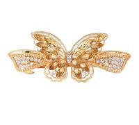 Fermagli per capelli con cristalli austriaci, forcine per capelli con strass, colore bianco scintillante, accessori per capelli per donne e ragazze (giallo-A)
