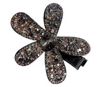 Fermagli Per Capelli Con Cristalli Per Donne Fermagli Con Strass Floreali