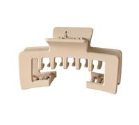 Fermagli per capelli con design a denti cavi, adatti per bocchette di ventilazione, per coda di cavallo alta, chignon disordinato, da indossare tutti i giorni, beige