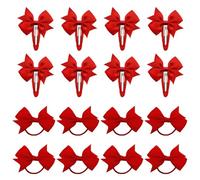 Fermagli Per Capelli Con Fiocco Da 8 Pezzi, Corde Per Capelli Con Fiocco Da 8 Pezzi, Copricapo Con Fiocco Per Bambini, Graziosi Accessori Per Capelli Per Ragazze, Fermagli Laterali Antiscivolo