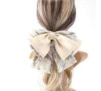 Fermagli per Capelli con Fiocco Fermagli for capelli con fiocco grande Giunzioni in raso Strisce di chiffon Capelli femminili