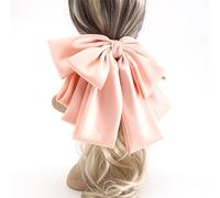 Fermagli per Capelli con Fiocco Fermaglio for capelli con fiocco a molla da donna con copricapo in raso lungo a nastro