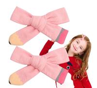 Fermagli per capelli con fiocco, Forcine per capelli con fiocco,Mollette per capelli Bowknot fatte a mano 2 pezzi - Fermagli per capelli con fiocco colorato antiscivolo per il giorno dei bambini, Nata