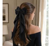 Fermagli per capelli con fiocco in raso, eleganti fermagli per capelli con | Coquette - Accessori per capelli da donna