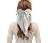 Fermagli per capelli con fiocco, per capelli, grandi, per acconciature da donna, accessori per capelli per adulti, morsetti a coda lunga per la gestione dei capelli