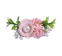 Fermagli per capelli con fiori, fermagli per capelli a forma di rosa, per ragazze, accessori per capelli foderati, per bambine, adolescenti, idea regalo (D, taglia unica)
