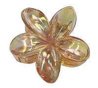 Fermagli per capelli con fiori hawaiani, per capelli hawaiani | Placcatura per feste di matrimonio da sposa, fermagli per capelli da spiaggia - Clip per artigli per capelli spessi e sot