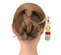 Fermagli per capelli con pendenti, bastoncini per capelli con ciondolo Glow | Fermagli per capelli cinesi vintage, stile antico, stile orientale, per chignon da donna