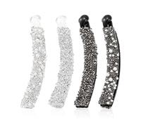 Fermagli Per Capelli Con Perle Di Strass Da 4 Pezzi, Fermagli Per Capelli Alla Moda, Fermagli Per Capelli Lucenti, Decorazioni Per Acconciature, Fermagli Per Capelli Antiscivolo Per Donna