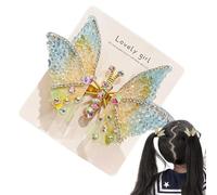 Fermagli per capelli con S - Decorazione superba con strass 3D volanti, fermagli per capelli, per vacanze, casa, viaggi, matrimonio, addio al nubilato, , tutti i giorni, Capodanno, compleanno