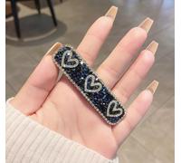 Fermagli per capelli con strass e cristalli, per ragazze, accessori per capelli da donna, fermagli per capelli decorativi con perle per tutti i giorni, feste, balli, tesoro blu, 1 pezzo