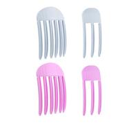 Fermagli Per Capelli Creativi Da 4 Pezzi, Fermagli Per Capelli Soffici, Strumenti Per Acconciature, Strumenti Per Acconciature In Plastica, Accessori Per Acconciature