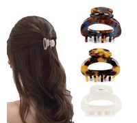 Fermagli per capelli da donna, 4,5 cm, piccoli fermagli per capelli in acetato, antiscivolo, accessori per capelli, accessorio per capelli per ragazze, madri, figlie, capelli sottili e spessi, forte