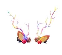 Fermagli per Capelli da Donna a Forma di Corna di Cervo Copricapo | Forcine cosplay e feste per Natale, Vacanze, Compleanno, Festival, Cosplay, Festa in Costume, Travestim