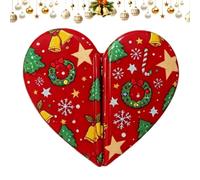 Fermagli per capelli da donna, a forma di cuore, decorativi | Fermagli per capelli piatti per tutti i giorni, lavoro, scuola, ufficio, feste, balli, Natale, Halloween, servizi fotografici