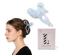 Fermagli per capelli da donna, con fiocco medio, per capelli spessi e | Elegante accessorio per capelli antiscivolo, a forma di farfalla, per una presa forte, perfetto per l'estate e la spiaggia