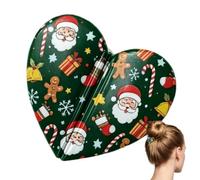 Fermagli per capelli da donna, decorativi, magnetici, a forma di cuore | Fermagli per capelli piatti per tutti i giorni, lavoro, scuola, ufficio, feste, balli, Natale, Halloween, servizi fotografici