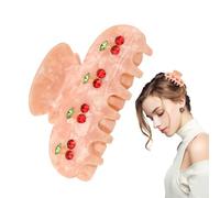 Fermagli per capelli da donna, fermagli per capelli da donna, fermagli per capelli in acetato, fermagli per capelli antiscivolo da donna, graziosi fermagli per capelli in acrilico ciliegia per capelli