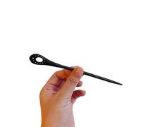 Fermagli per capelli da donna, in legno, a forma di bacchetta (tipo 05)