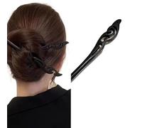 Fermagli per capelli da donna, in legno, a forma di bacchetta (tipo 27)