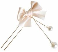 Fermagli per capelli da donna Morsetti per capelli dolci Perla Accessori per capelli con nappa Strumento per capelli lunghi Bastone per capelli stile coreano Forcina (biaUtile e alla moda