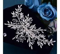 Fermagli per capelli da sposa, accessori per capelli con strass, forcine per capelli da sposa, damigella d'onore Hp287-S
