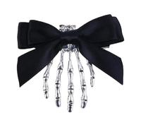 Fermagli per capelli di Halloween con scheletro gotico mani mollette con | Fermaglio per capelli a forma di teschio a forma di osso per costumi, cosplay, vacanze, festival, salone, casa, viaggi
