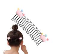 Fermagli per capelli elastici invisibili, a forma di U, per rifinire i capelli, accessorio per donne e ragazze
