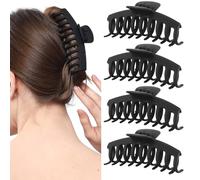 Fermagli per capelli extra large da 5 pollici per capelli spessi e lunghi, confezione da 4 fermagli XL Jumbo