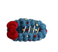 Fermagli per capelli fatti a mano all'uncinetto, vari modelli, fermagli per capelli per bambine, accessori per capelli carini e dolci, regali ecosostenibili. (Confezione da 2: Fiocco)