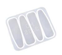 Fermagli per capelli fatti a mano in silicone resina epossidica stampi forcina acrilico stampi per gioielli strumenti per la creazione di fogli stampo pin