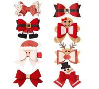 Fermagli per Capelli Festivi - Set Festivo | Fermagli A Per Capelli Di Natale,Per Viaggio Lavoro Spiaggia Festa Cena Scuola Pendolarismo Esterno Casa Uomini Donne