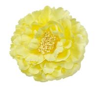 Fermagli per capelli, Forcina for capelli con peonia bianca Grand Bohemian da 4,3 pollici, 2 pezzi, for donna, accessorio for spilla a fiore
