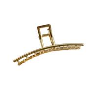 Fermagli Per Capelli Forcina for capelli in lega, semplice, con vernice spray, grande, con forcina a forma di squalo(Golden clip 13.5cm)