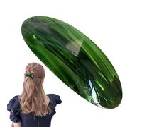 Fermagli per capelli francesi - Fermagli per capelli portatili a scatto, clip per capelli ovali per ragazze, chiusura forte presa fermacapelli, per lo styling dei capelli