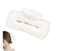 Fermagli Per Capelli Fuzzy - Grandi Fermagli In Peluche Da 31 G, Accessorio Per Capelli Morbidi E Soffici, Clip Antiscivolo A Tenuta Forte, Strumento Per Lo Styling Durevole | Comodo Ornamento