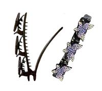 Fermagli per capelli | Gioielli intrecciati per ragazze e donne per capelli clip per capelli alla moda per trecce carine a forma di becco d' per danza matrimonio