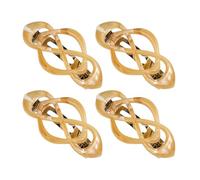 Fermagli per capelli in ABS con design incrociato per una coda di cavallo sicura e comoda per l'uso quotidiano rapido a metà per mattine impegnative