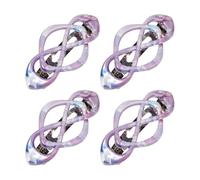 Fermagli per capelli in ABS con design incrociato per una coda di cavallo sicura e comoda per l'uso quotidiano rapido a metà per mattine impegnative