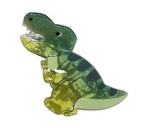 Fermagli per capelli in acrilico, Green Tyrannosaurus4