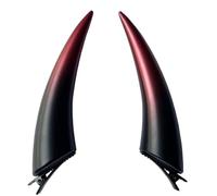 Fermagli per capelli in corno|Corna da diavolo 1 paio di corni da demone Robusti fermagli per capelli in corno resina Demone con alligatore Accessori di Halloween per Halloween Costume da diavolo